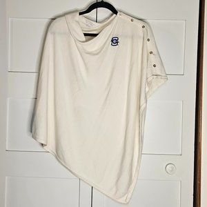 Creighton Bluejays Charter Club Asymmetric Knit Poncho Cape Shawl One Size